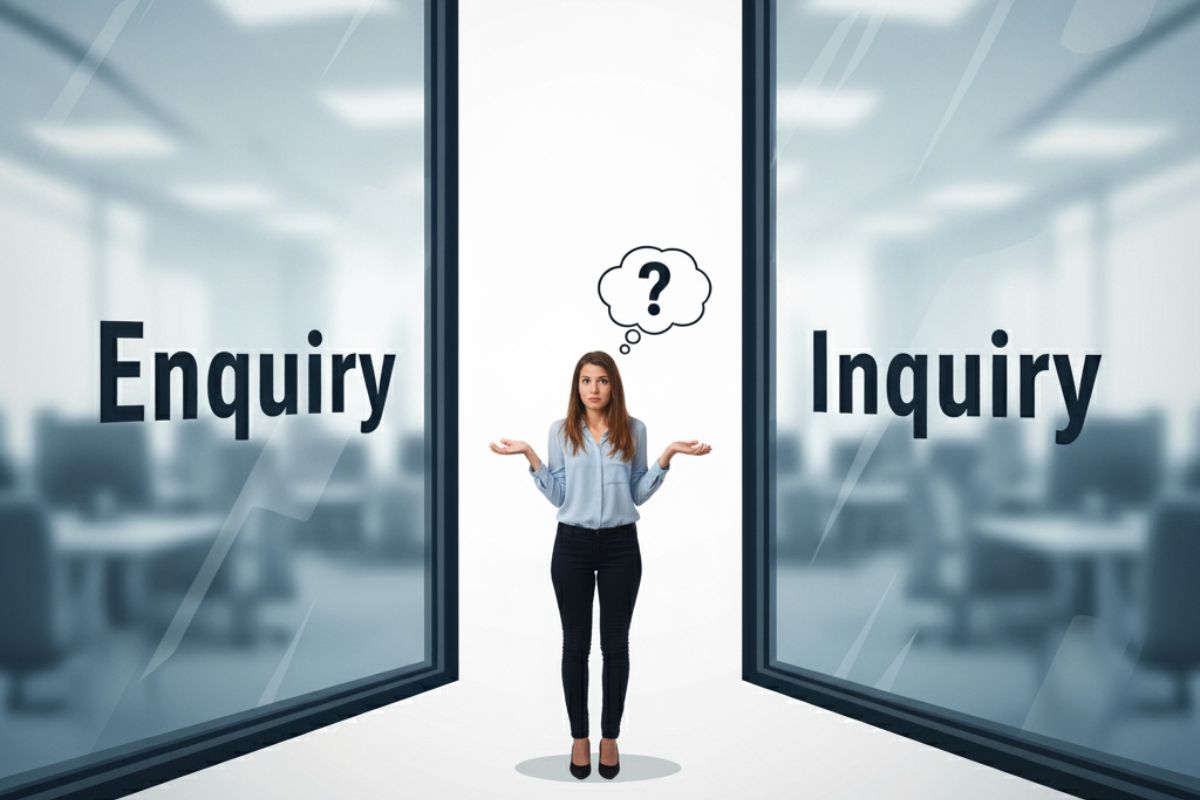Difference Between Enquiry and Inquiry