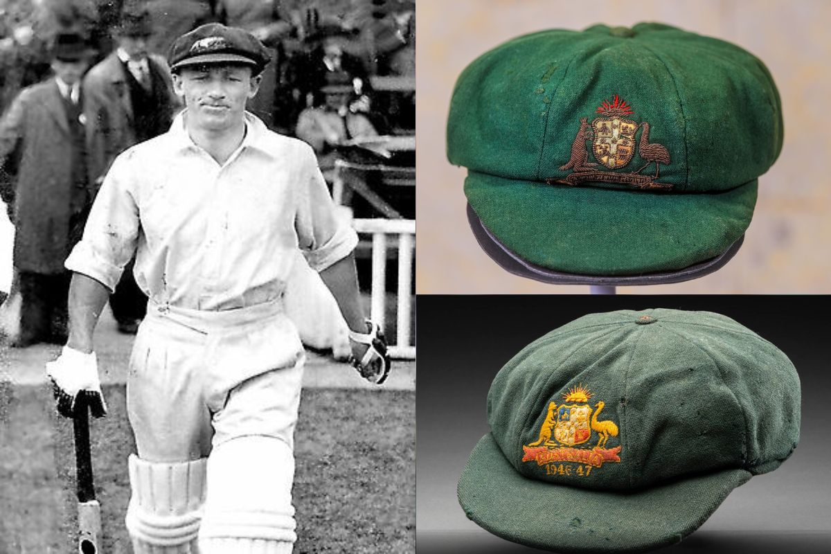 Don Bradmans First And Last Green Baggy
