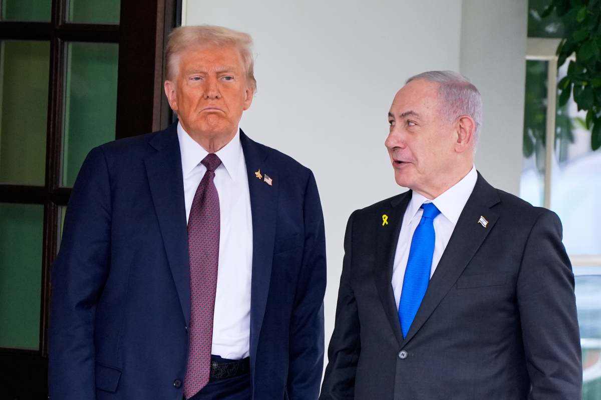 Donald Trump with Netanyahu