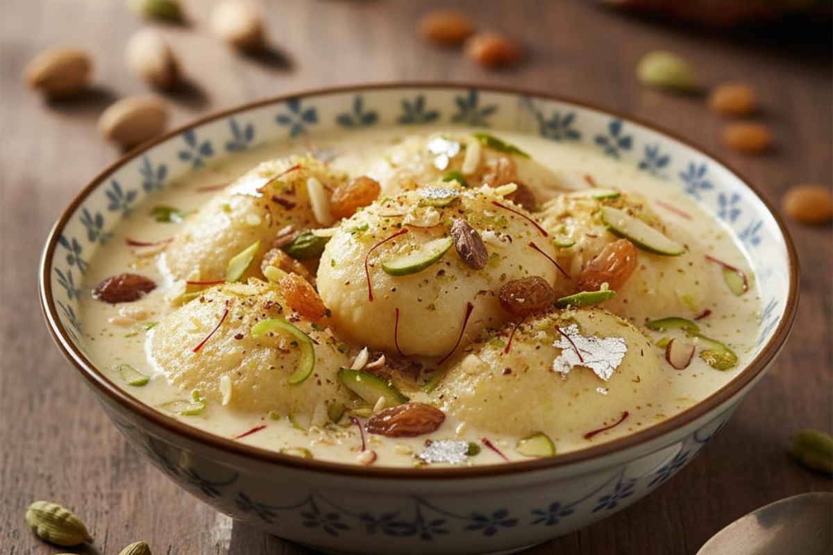 Dry Fruit Rasmalai Recipe