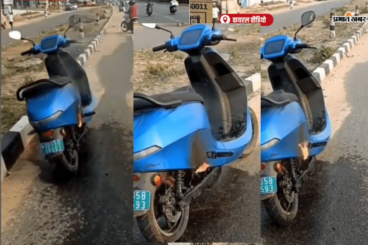 Viral Video Fact Check: Electric Scooter Catches Fire