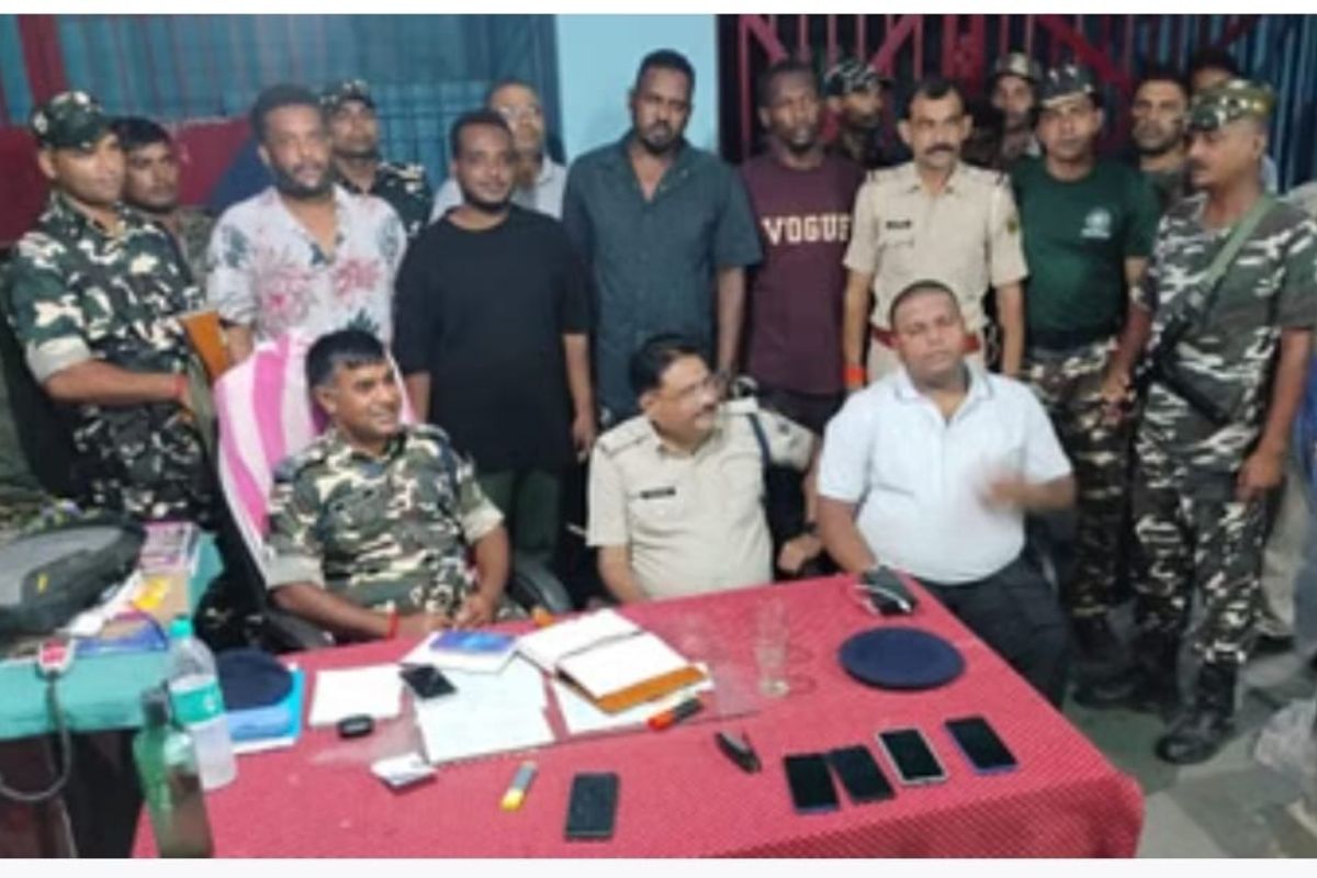 Five foreign nationals from Sudan and Volvia arrested from India-Nepal border