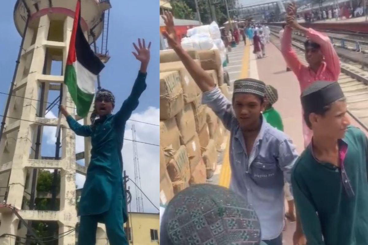 Four arrested for waving Palestine flag on Bhagalpur Junction