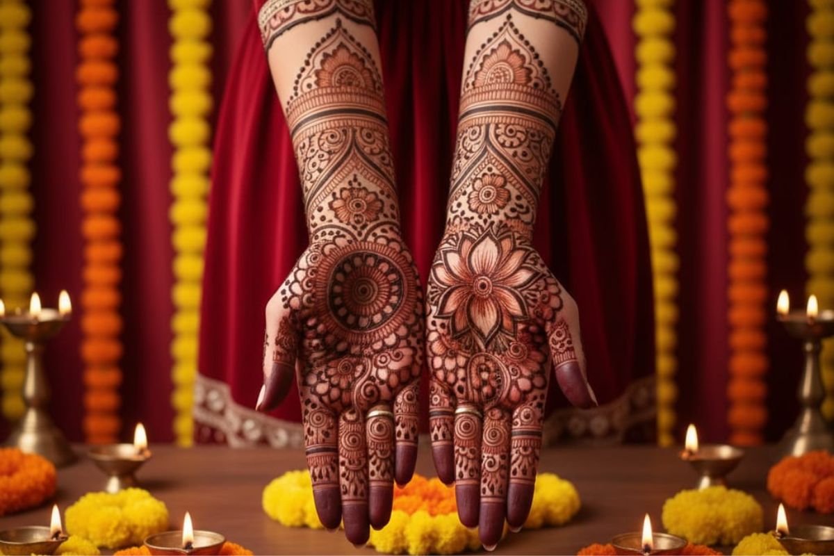Full Hand Mehndi Design 2