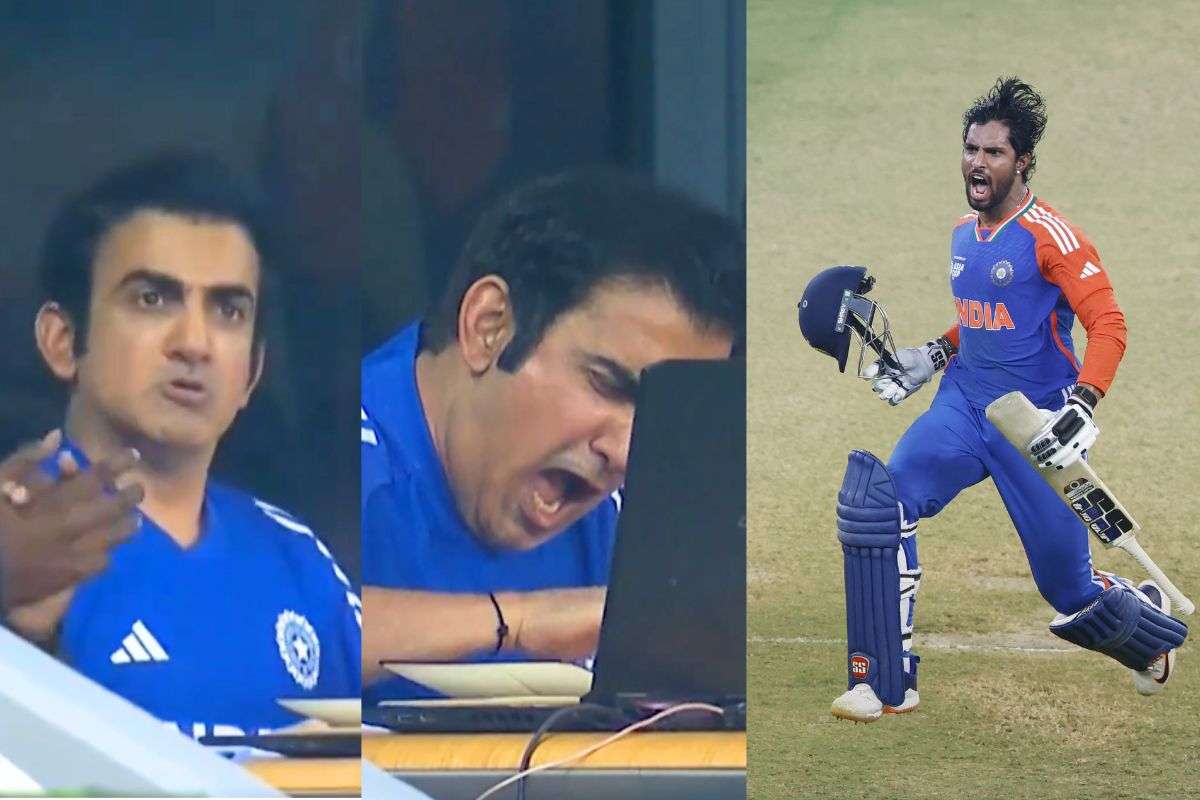 Gautam Gambhir reaction on Tilak Varma Six