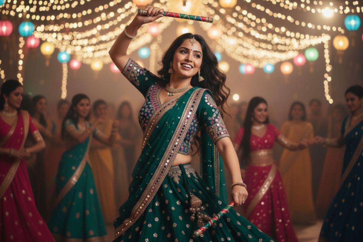 Gemini App Dandiya Look