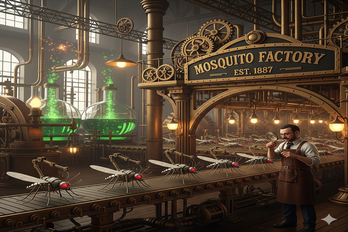 AI IMAGE OF Brazil Mosquito Factory