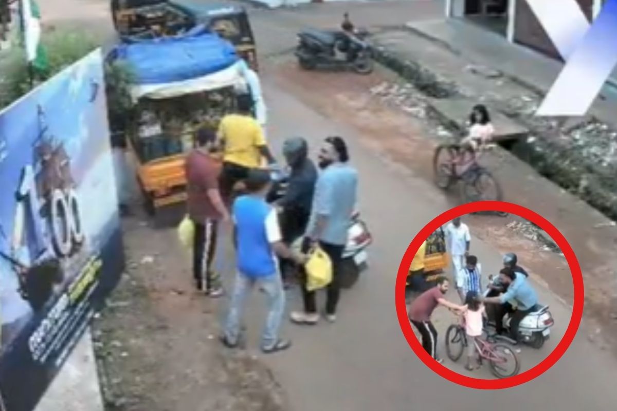 Girl Saved By Group Of Men