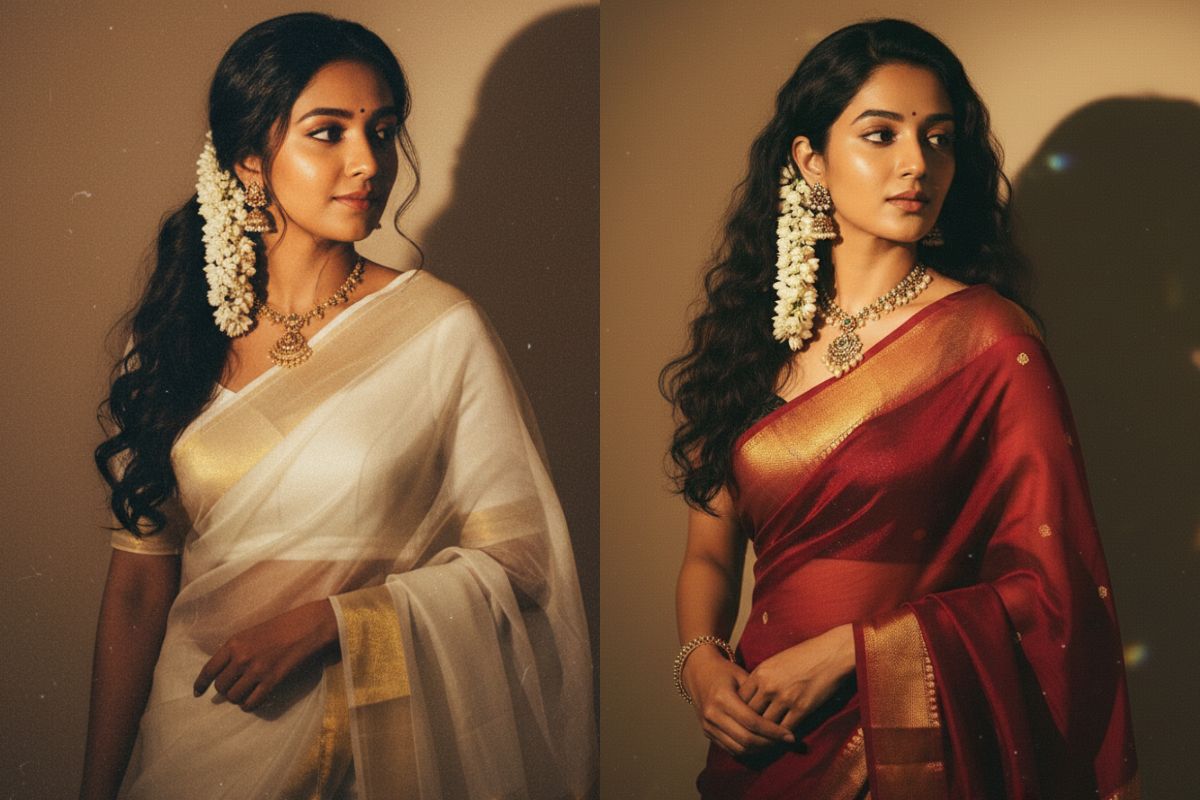Gemini AI Nano Banana Saree Trend: लड़कियों पर छाया रेट्रो साड़ी ट्रेंड, 90s  हीरोइन की तरह खुद को बना रहीं खूबसूरत, आप भी ऐसे बना सकती हैं इमेज