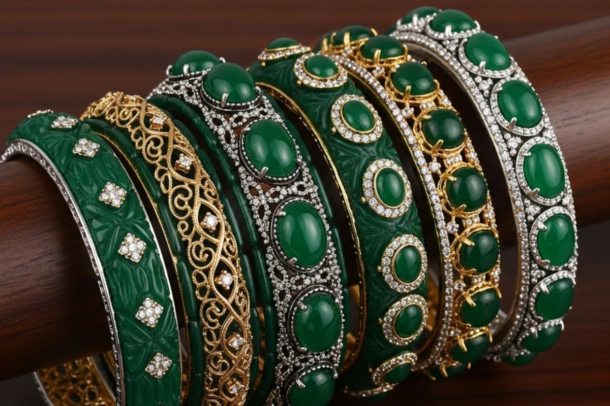 Green Bangles Design 6
