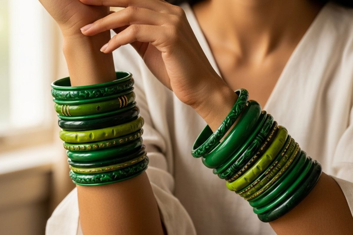 Green Bangles Design 9