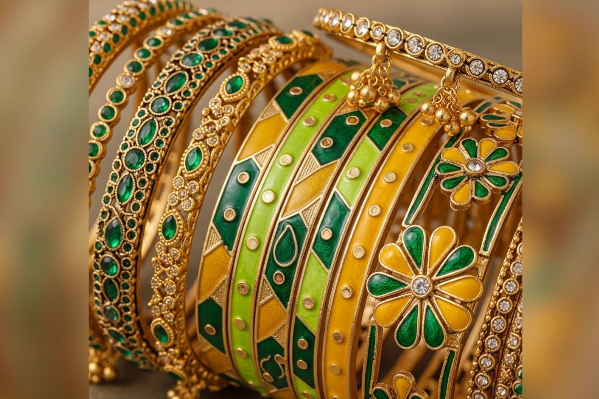 Green Bangles Design