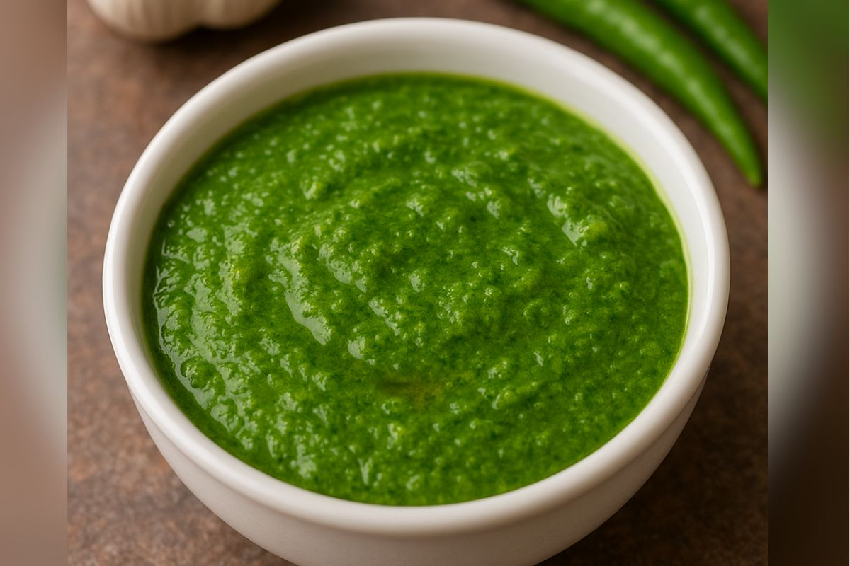 Green Garlic Chutney