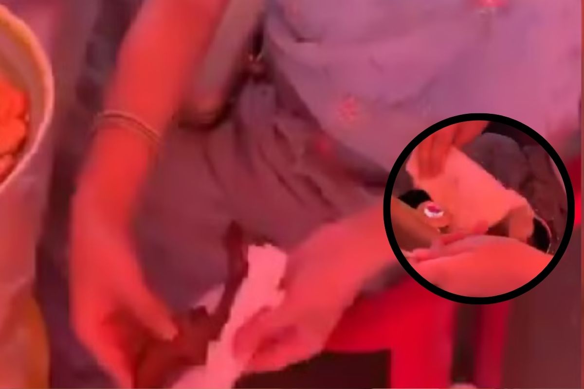 Guest Caught Sneaking Chicken Leg Piece