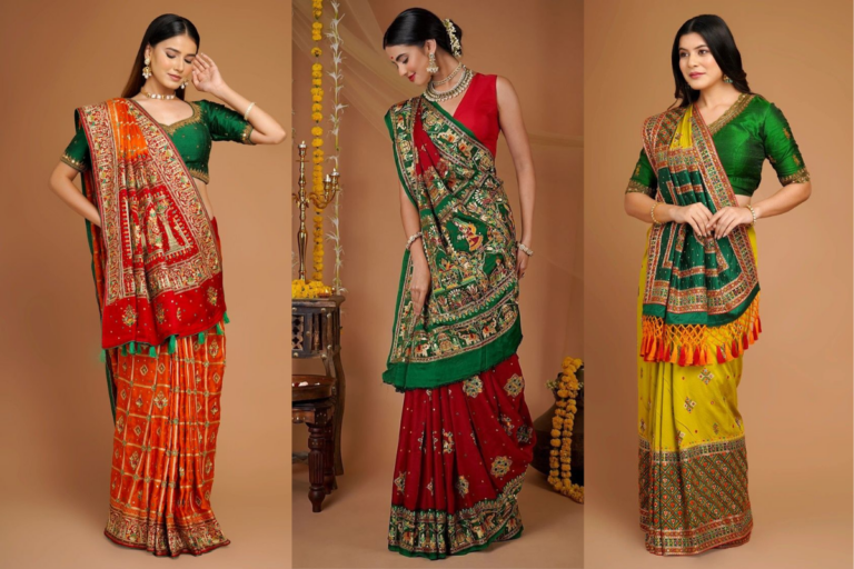 Gujrati Saree for Navratri: नवरात्रि में पहनें गुजराती साड़ी, लगेंगी इतनी सुंदर कि सासूमां भी लेंगी बलाएं