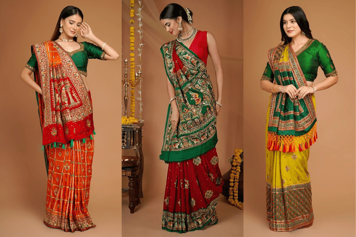 Gujrati Saree for Navratri