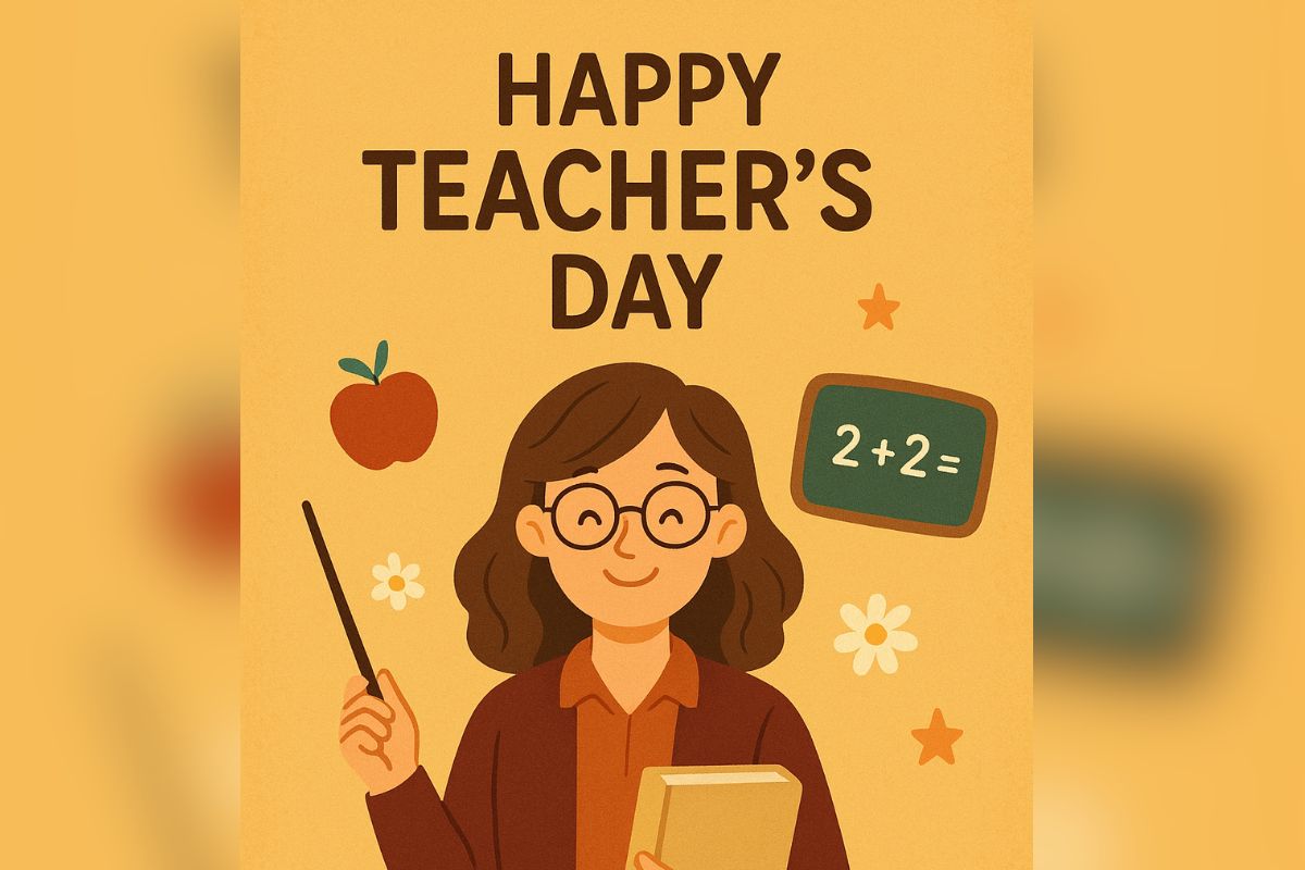 Happy Teachers Day 2025 Greeting Card Message