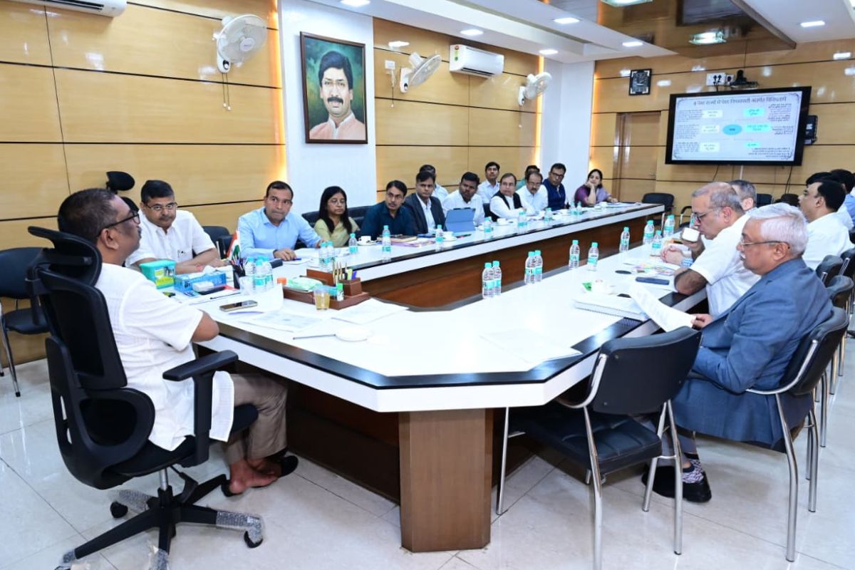 Hemant Soren High Level Meeting