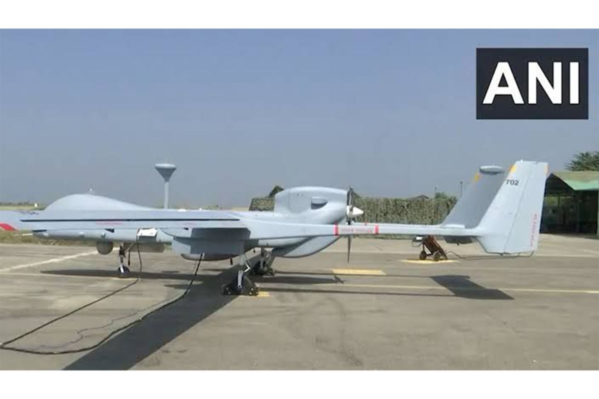 Heron Mk2 drone, ANI, File Photo