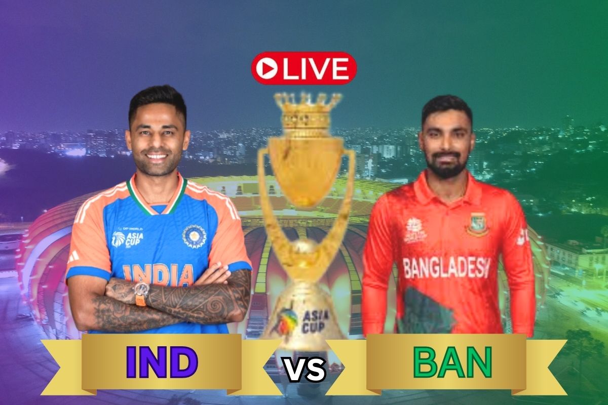 Asia Cup 2025: INDIA VS BANGLADESH LIVE