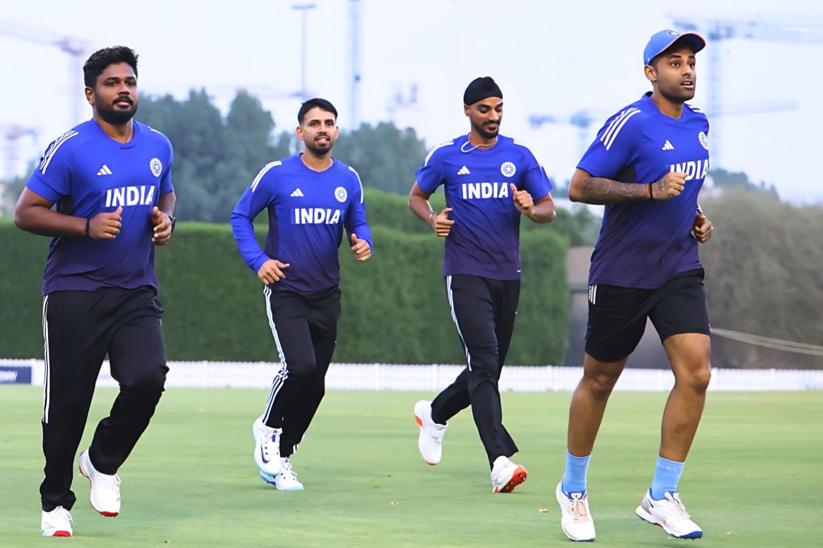 Indian Team while practice session