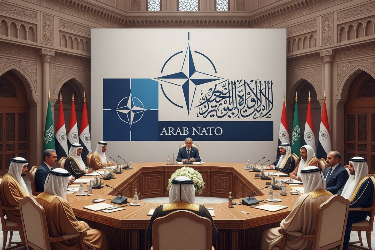 Islamic Arab NATO Formation / Ai Generated Image