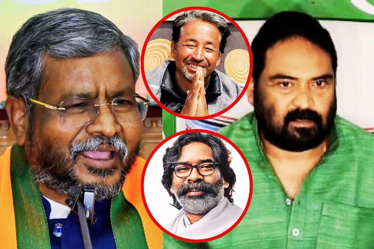 JMM Counter Attacks Babulal Marandi vino kumar pandey sonam wanghchuk