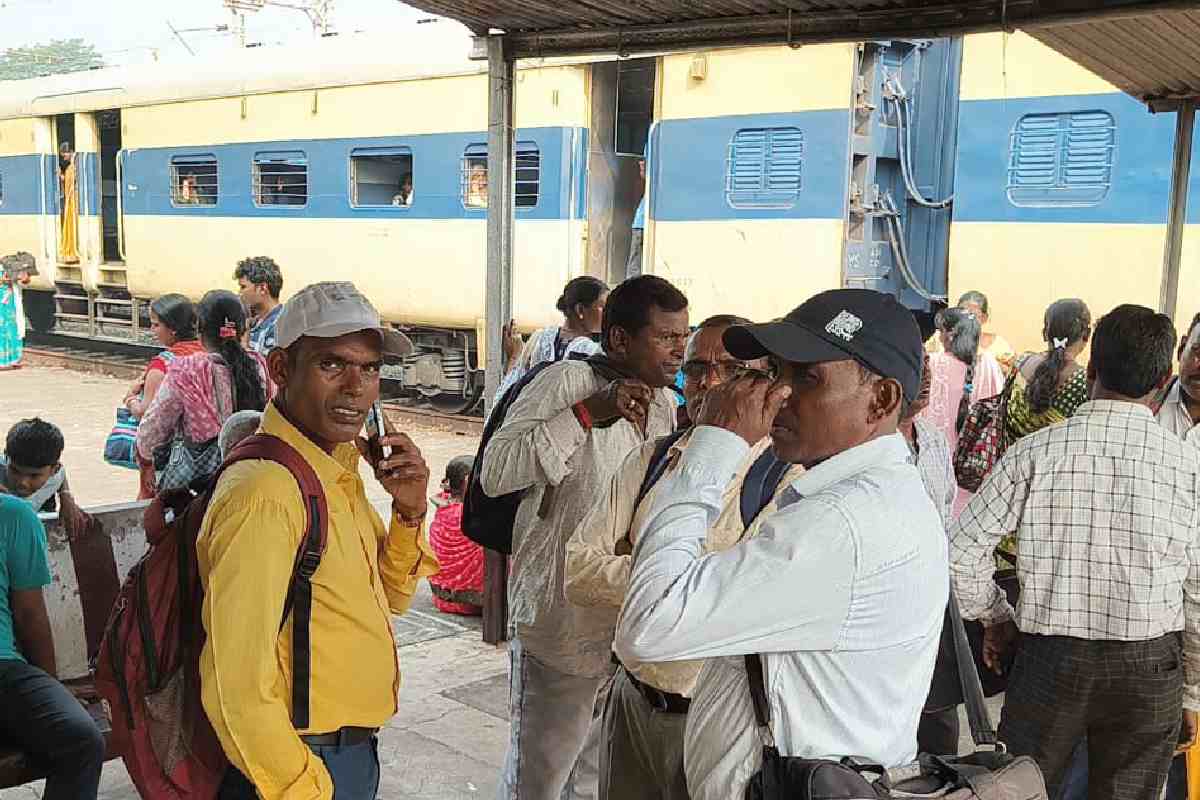 Jharkhand Rail Roko Protest