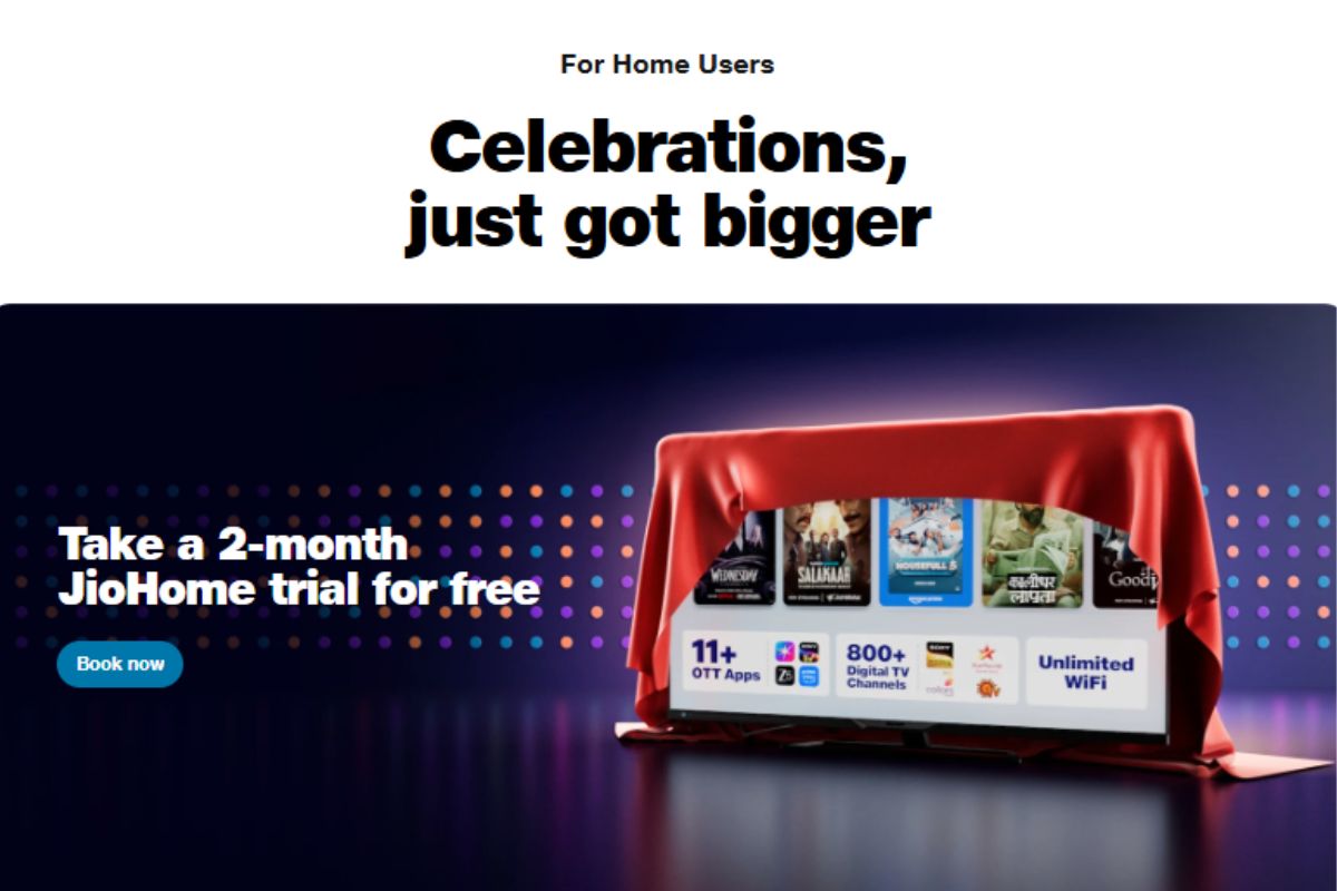 Jio Anniversary Jiohome Offer