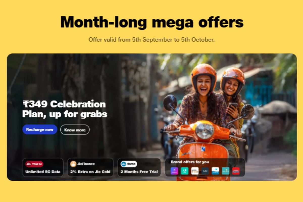 Jio Anniversary Month Offer
