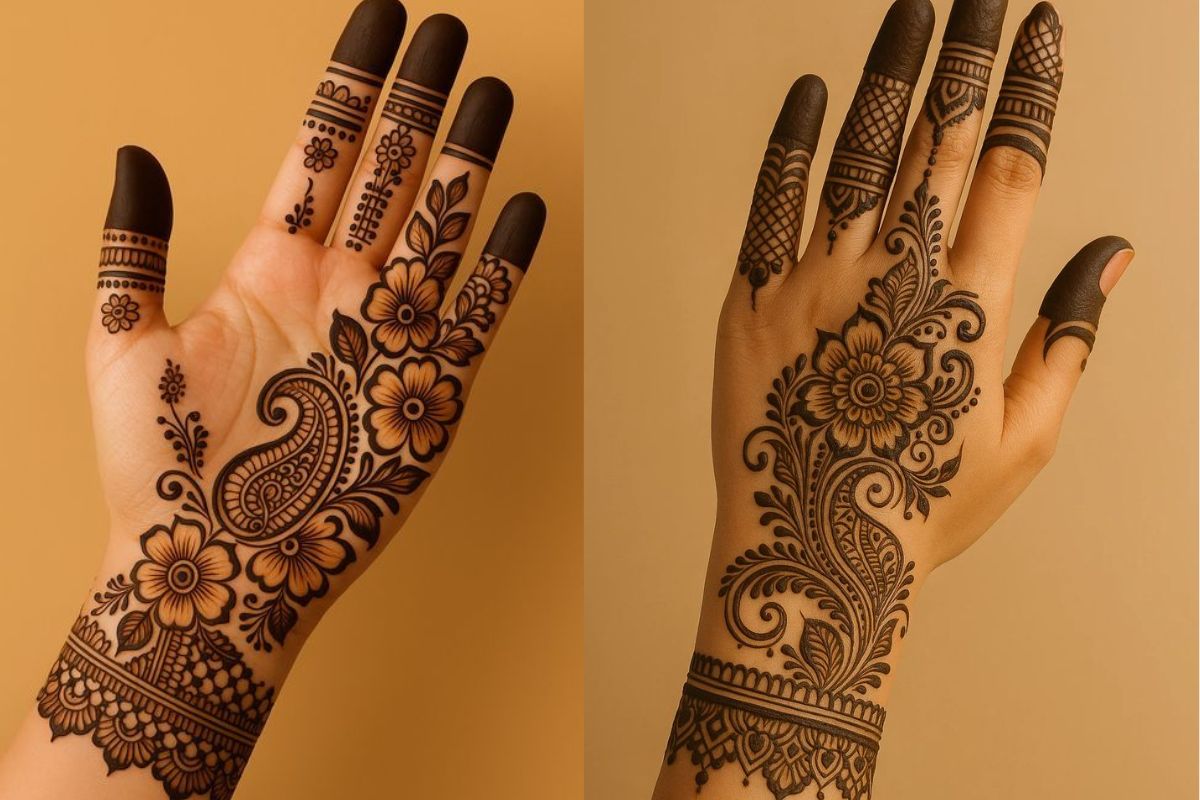 Jitiya Ai Mehndi Design
