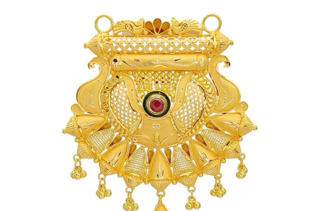Floral Gold Locket Designs