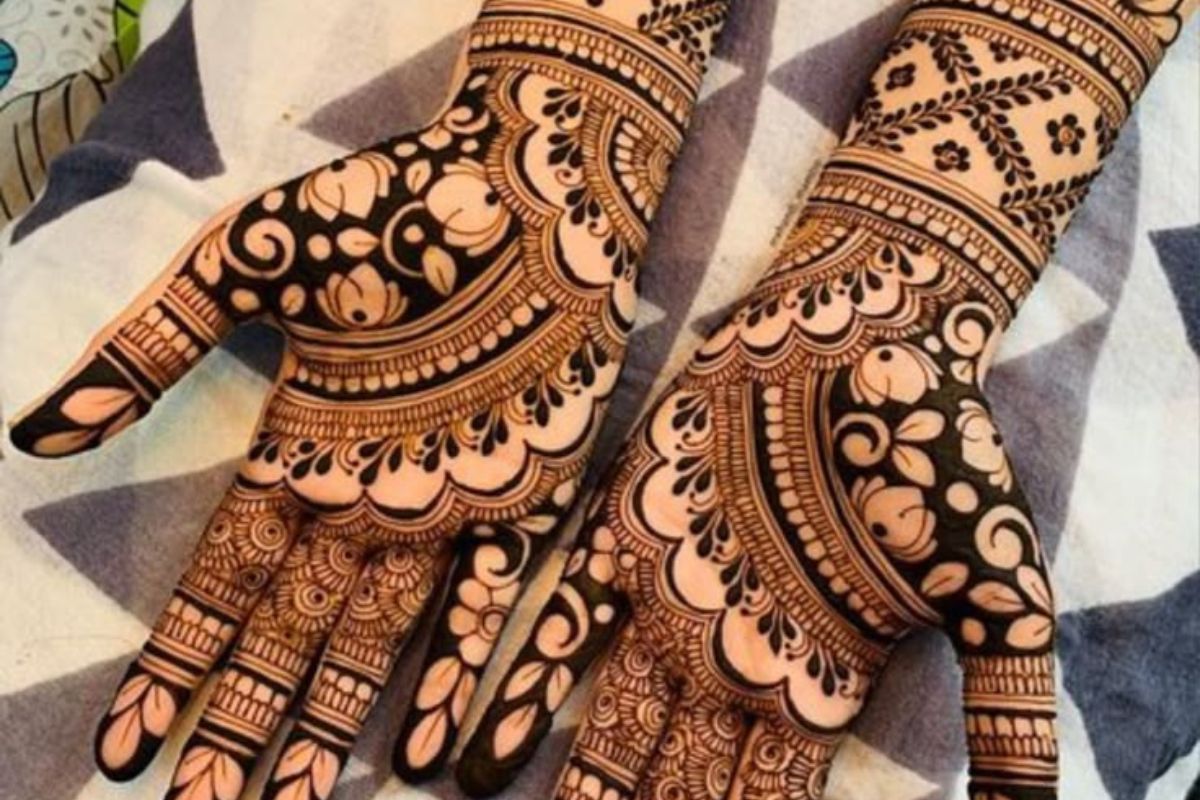 Jitiya Mehndi Design 3