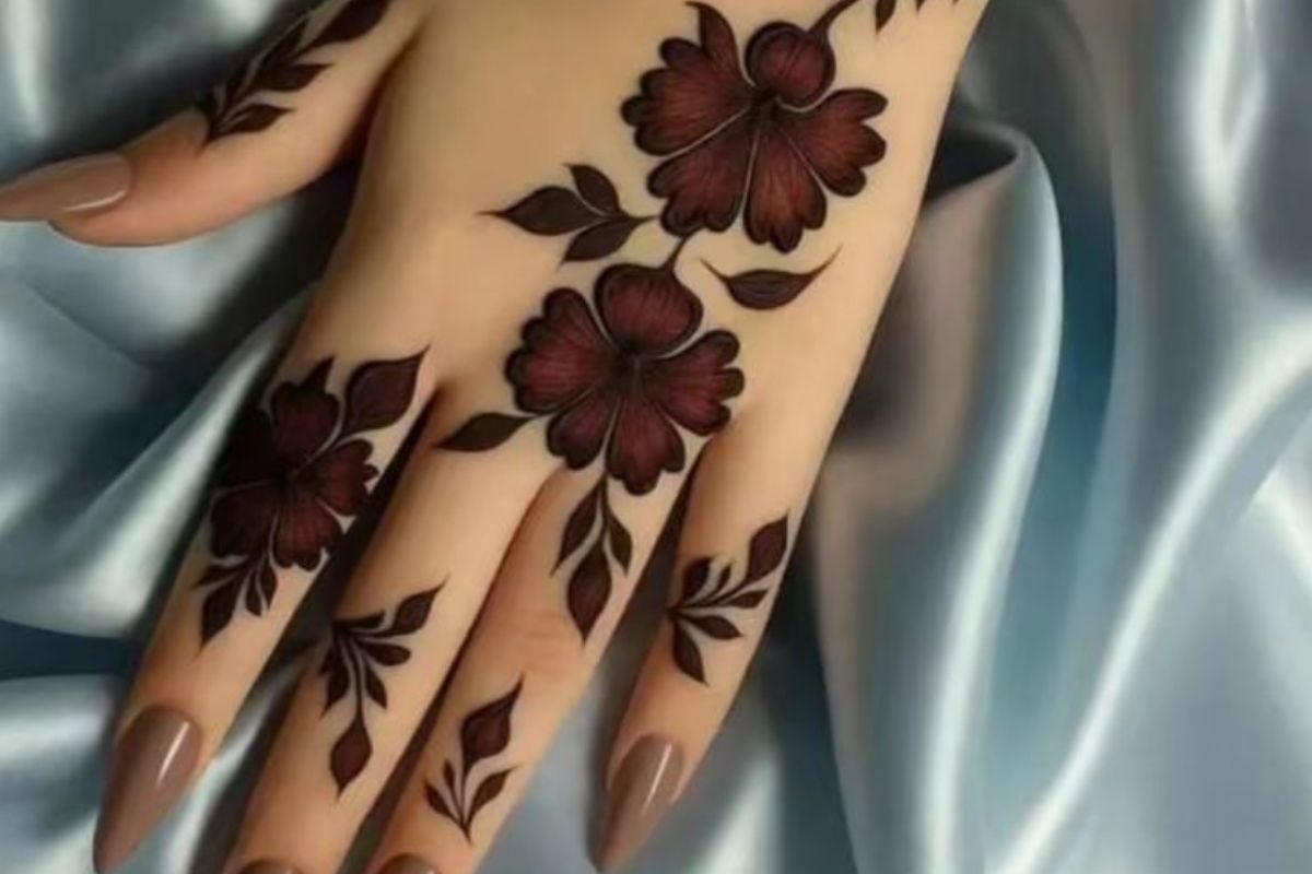 Jitiya Mehndi Design 6