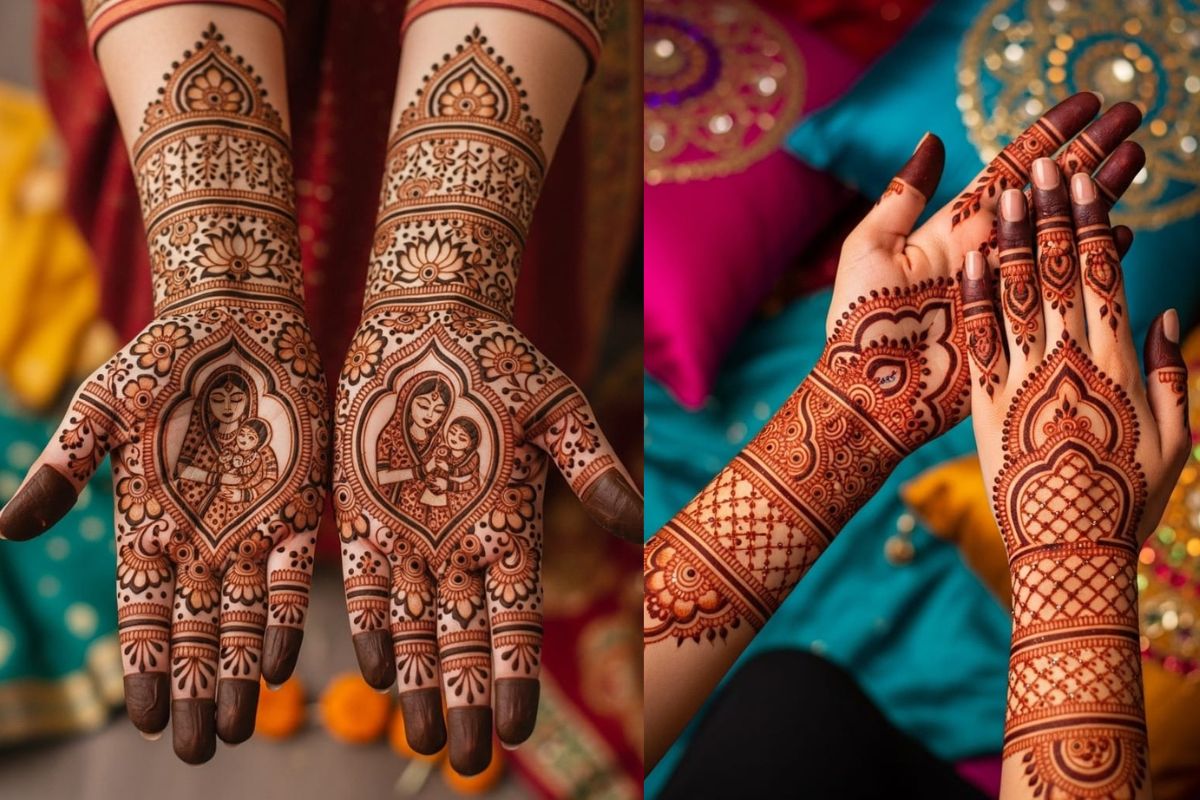 Jitiya Mehndi Designs