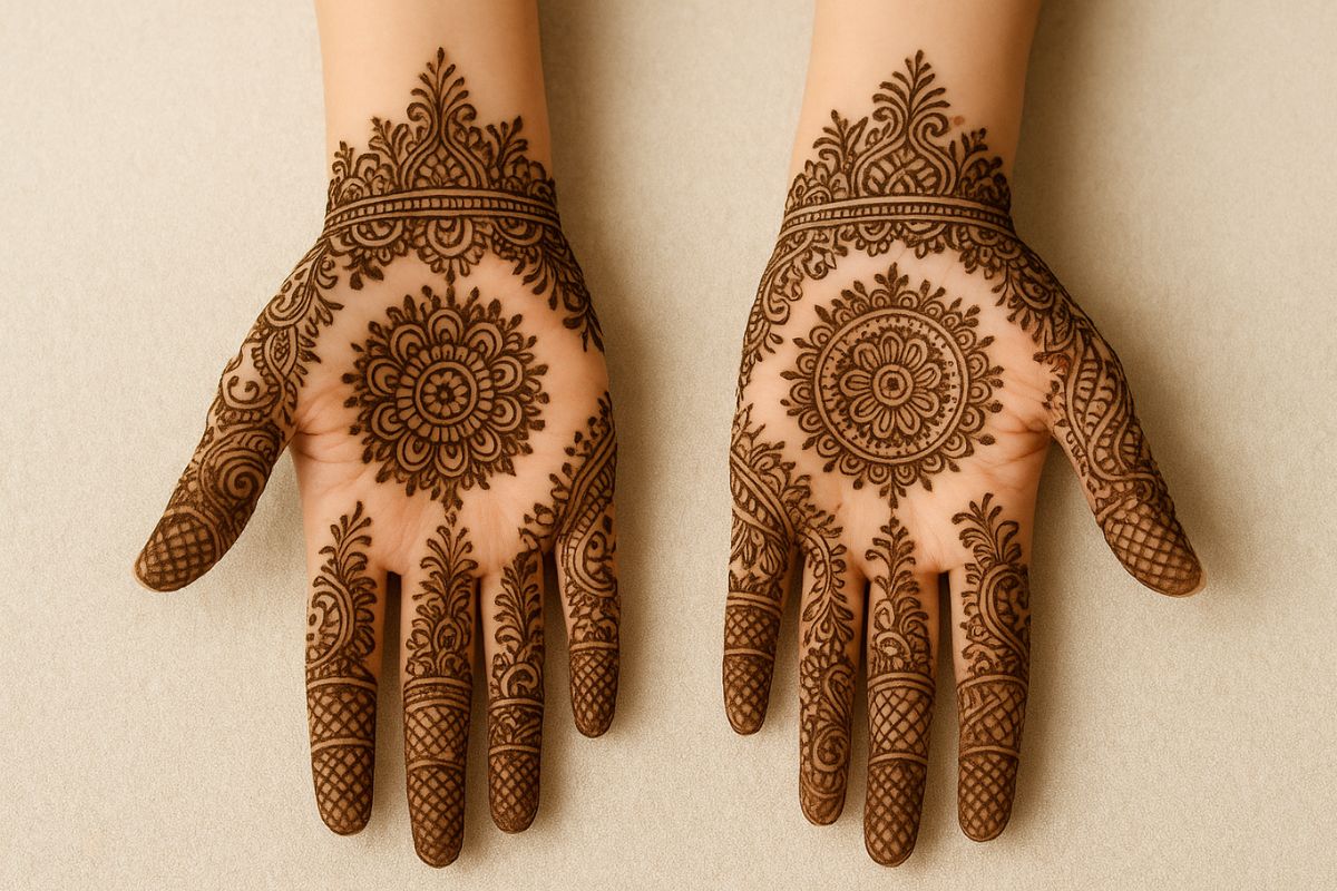 Jitiya Vrat Ai Mehndi Design