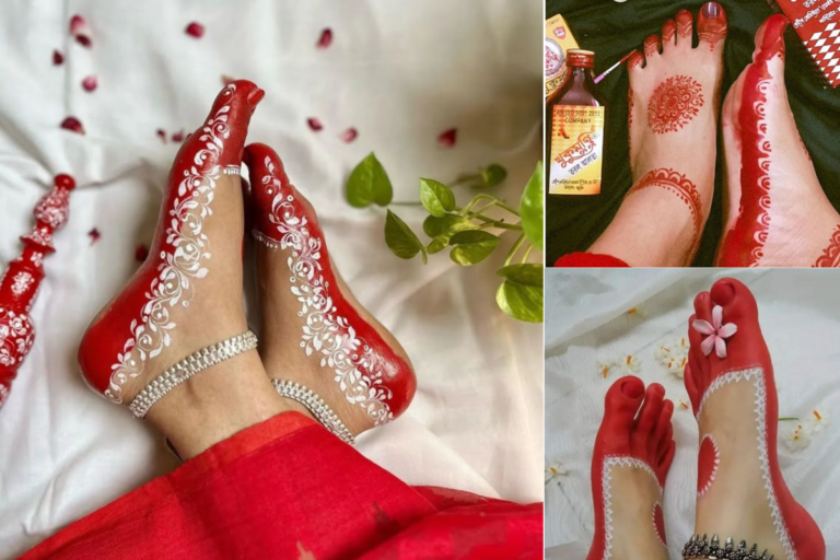 Jitiya Vrat Alta Designs: जितिया व्रत में पैरों लगाएं ये खूबूसरत और ट्रेंडी अलता डिजाइन
