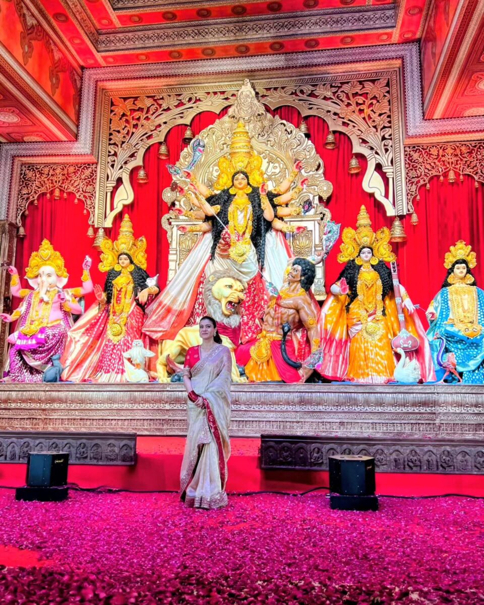 Kajol Durga Puja Celebration