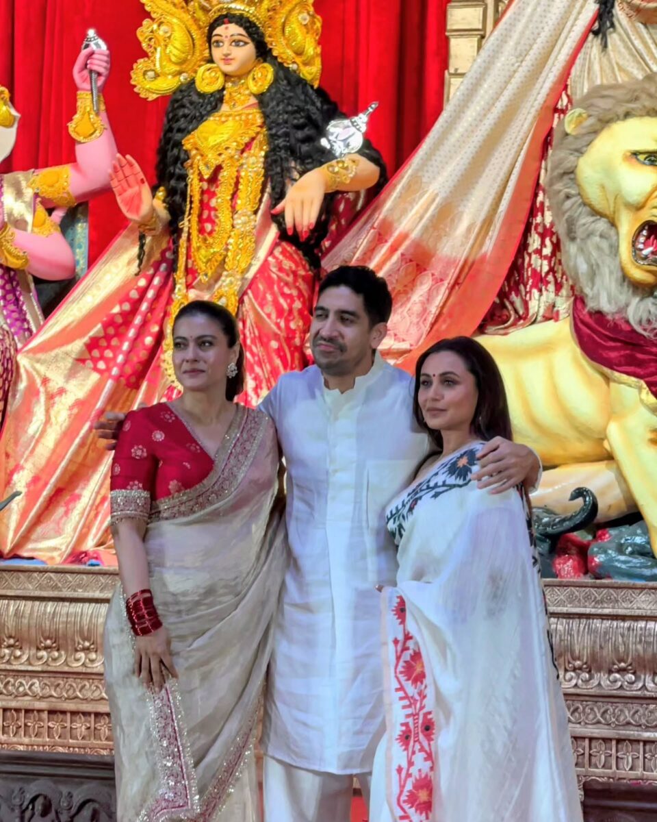 Kajol With Rani Mukherji And Ayan Mukherjee