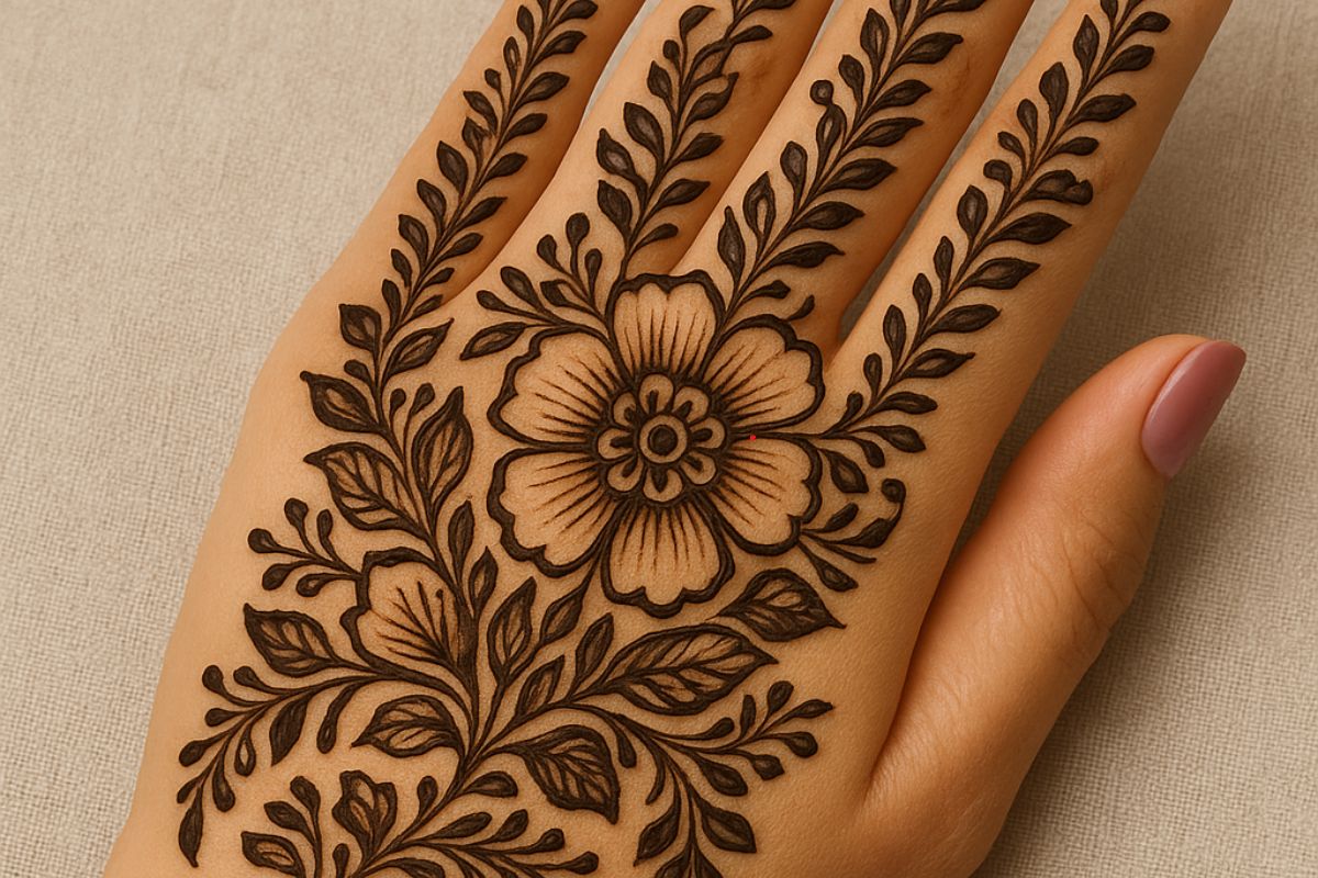 Karwa Chauth Arabic Style Mehndi