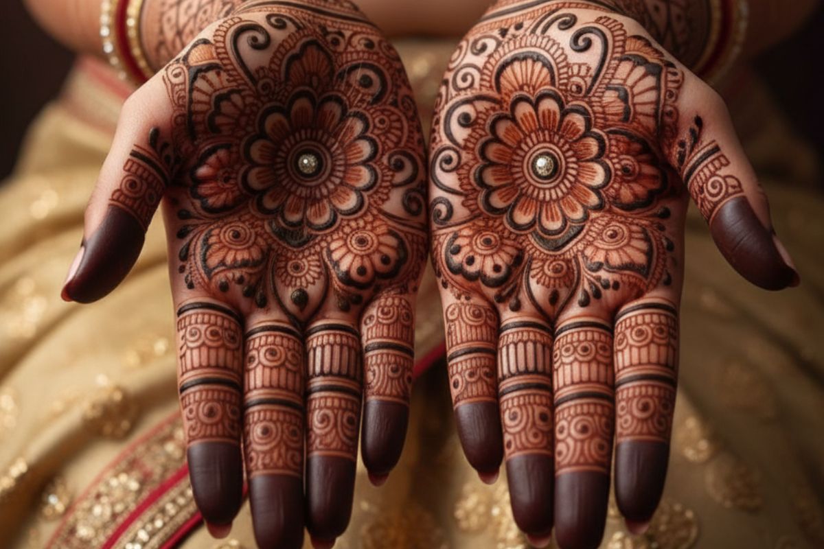 Karwa Chauth Mehndi Design 1 1