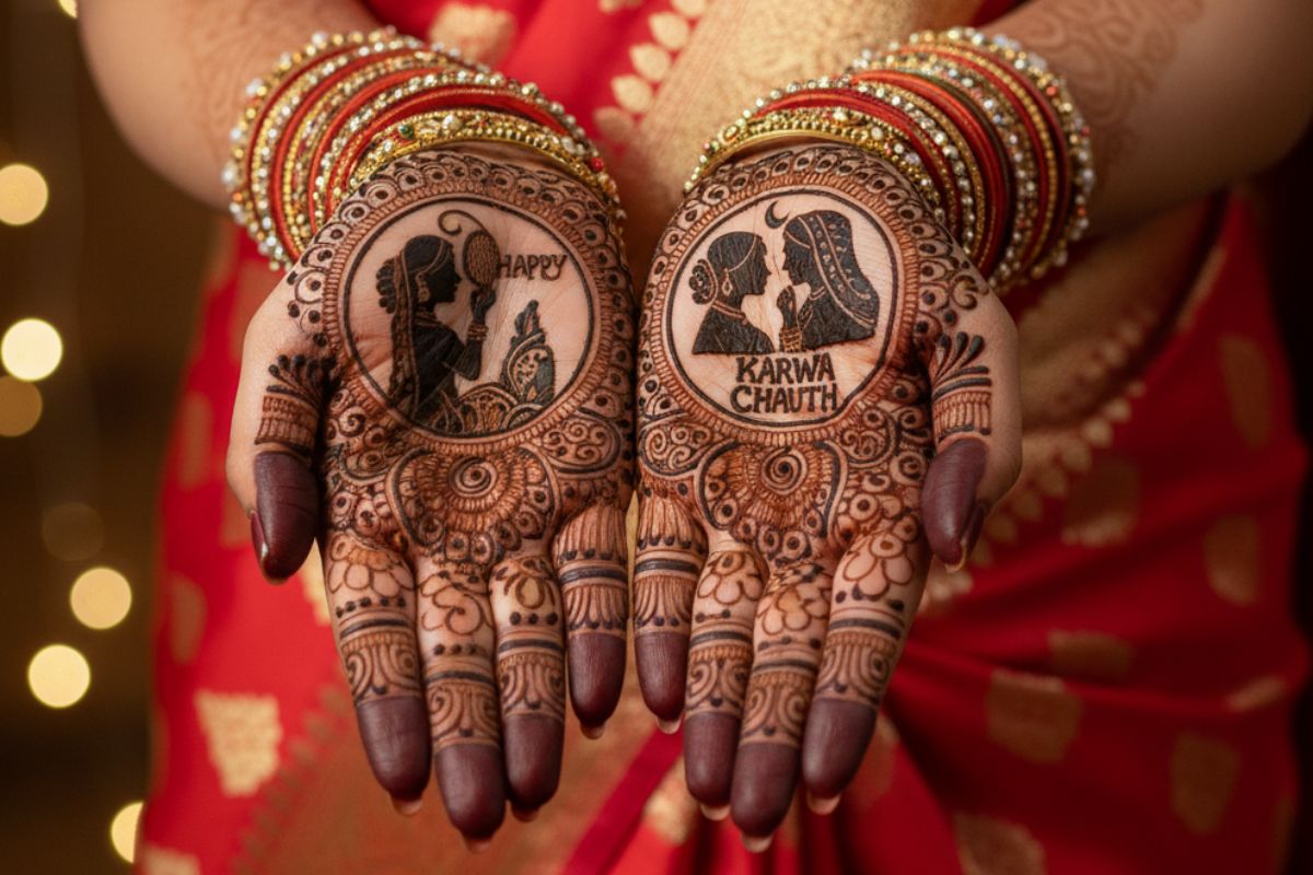 Karwa Chauth Mehndi Design 11
