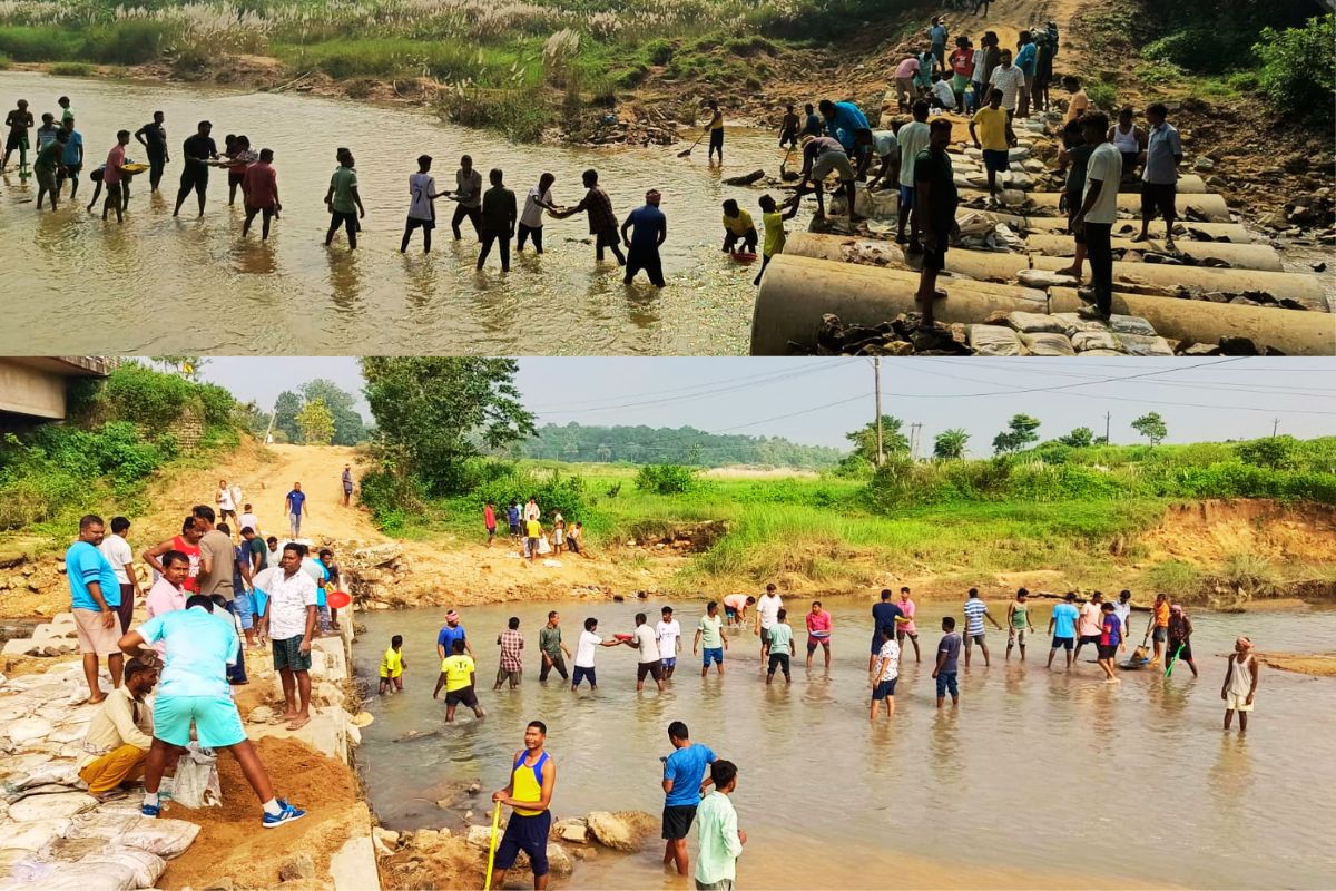 Khunti News Benei River Diversion News Today