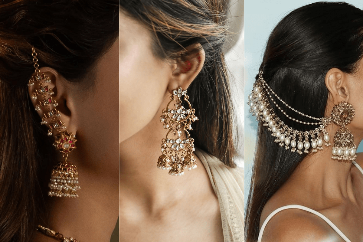 latest jhumka earring design for ethnic look