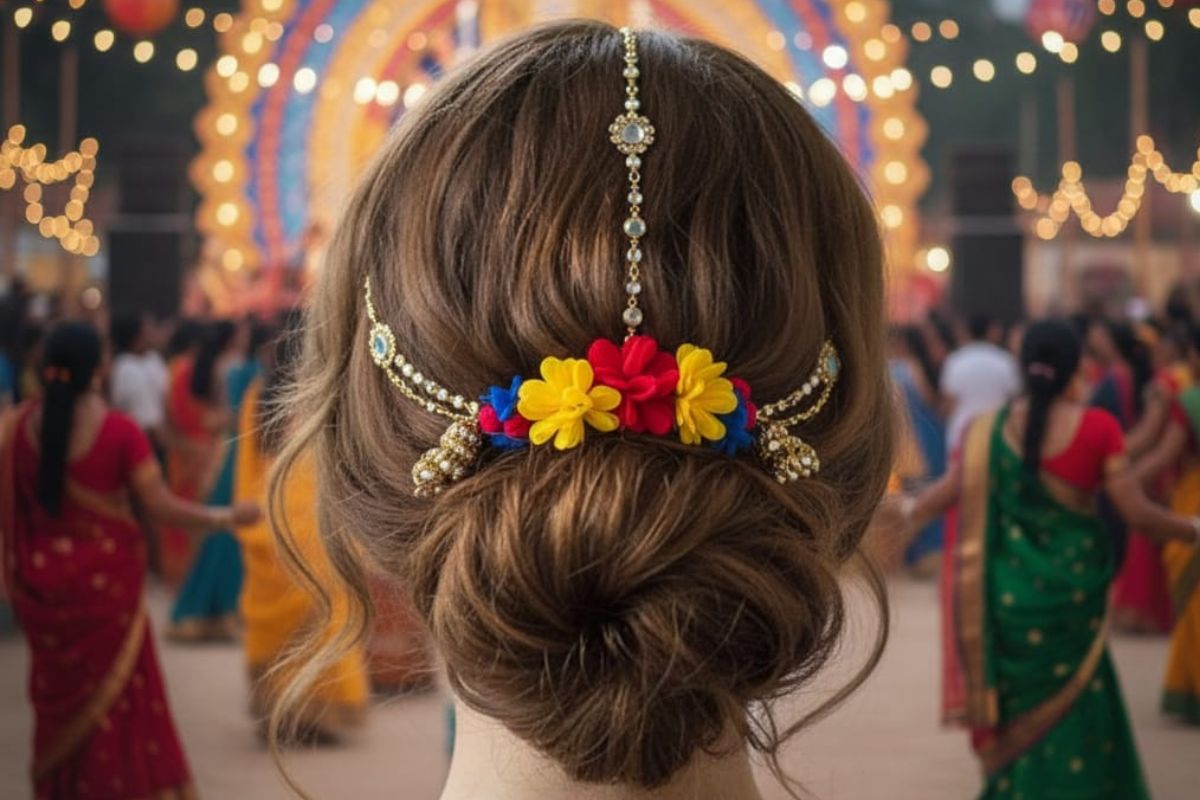 Latest Garba Hairstyle 2025