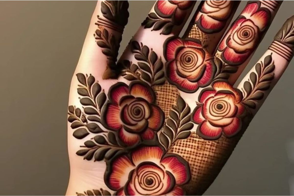 Latest Onam Mehndi Design 2