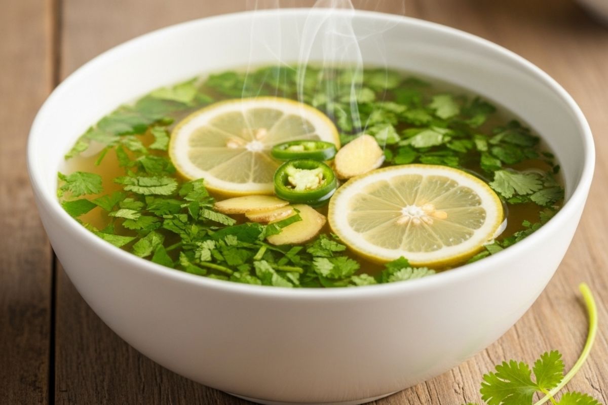 Lemon Coriander Soup