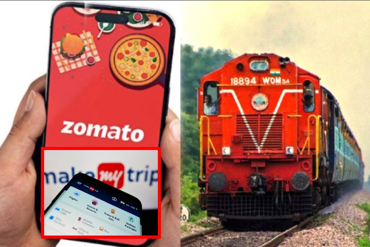 MakeMyTrip Zomato Food on Train Service