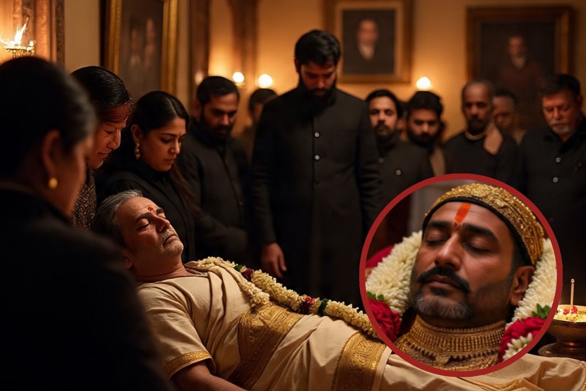 Man Starts coughing Amid Funeral