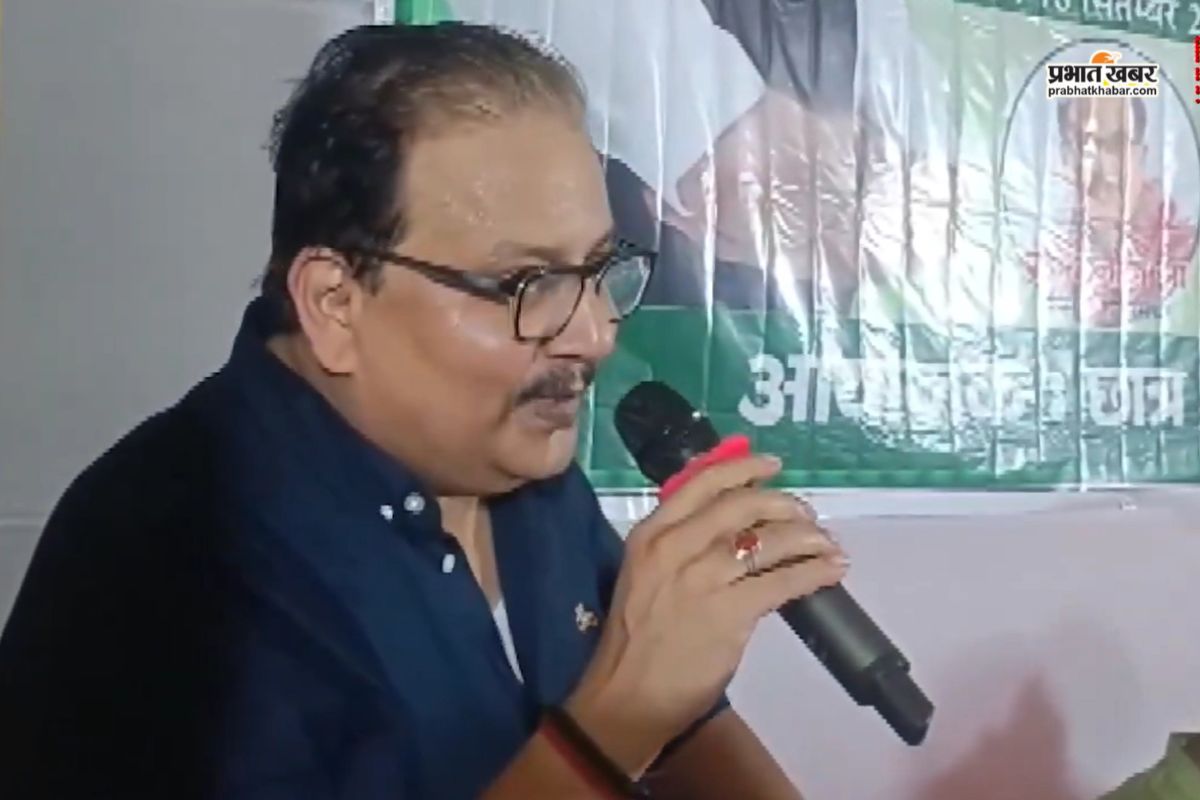 Manoj Jha in Munger